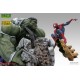 Sideshow Hulk vs Spiderman Diorama Statue